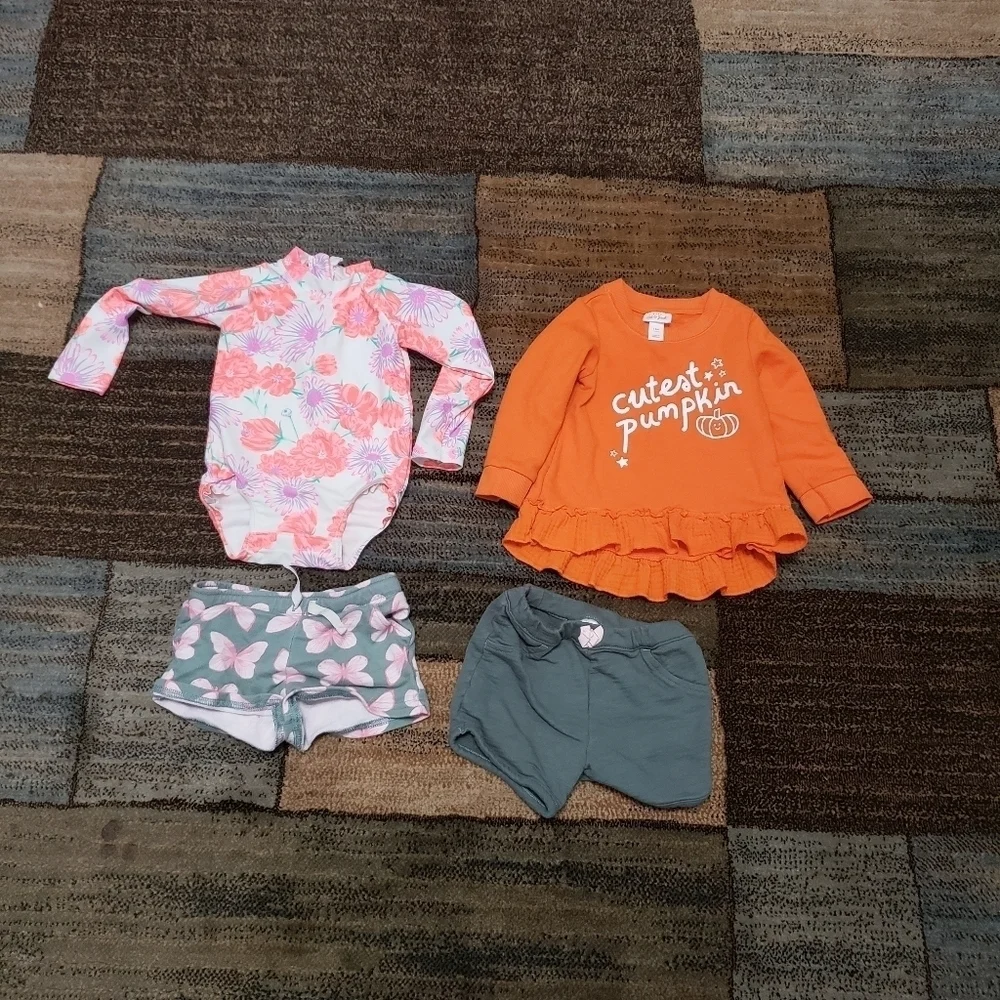 baby girls size 12M clothing bundle of 4